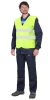 Жилет сигнальный SIRIUS кл.1, 2 СОП (трик.100 гр/м2) лимонный р. 2ХL (112-116/182-188)
