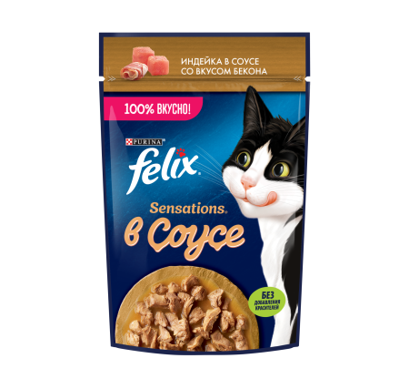 FELIX Sensations Соус Инд Бекон 26x75г