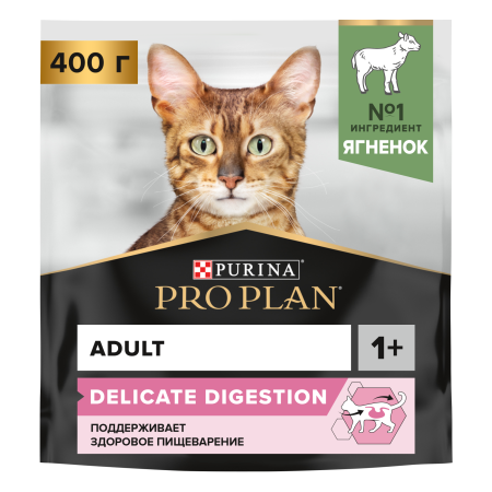 PRO PLAN Кошка ЧувствПищ Ягненок 8х400г