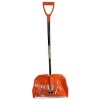 Лопата пластмассовая Snownord с алюм. планкой cо съёмным алюминиевым черенком и V-ручкой