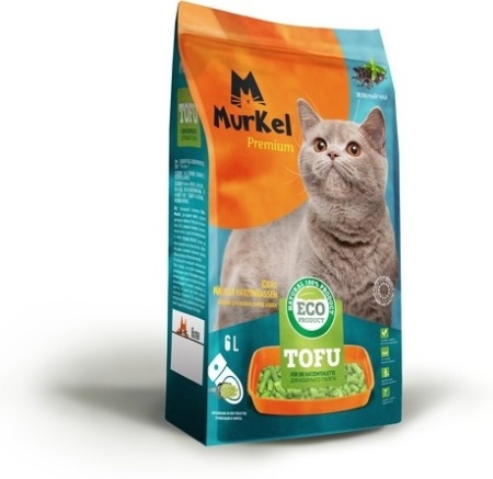 TOFU CAT Litter 12L5.2kg Уголь Mur Kelly