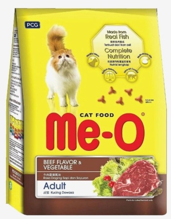 ME-O Корм для котят, со вкусом говядины и овощей, 400 г.