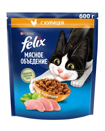 FELIX Мясное объедение Курица 8х600гRU23