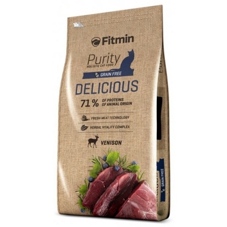 Корм Fitmin cat Purity Delicious - 400 g. Fitmin (Фитмин) для кошек Беззерновой Аппетитный - 400