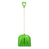 Лопата пластмассовая Тибет зеленая с чер в.с. и V-р.
