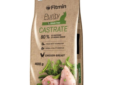 Fitmin cat Purity Castrate - 400 g. Fitmin (Фитмин) для кошек Беззерновой Для Кастрированных и Стери