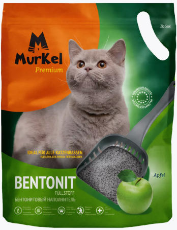  Бентонит Cat Litter 10 L Apple Mur Kelly