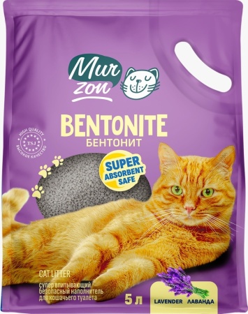 Murzon BENTONITE CATLITTER-5L Lavander