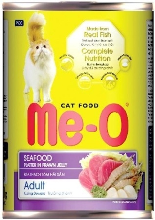 ME-O Корм для кошек консервированный, морепродукты, 400 г