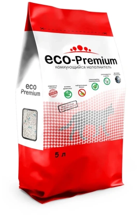 Наполнитель комкующийся ECO Premium BLUE, 5 л