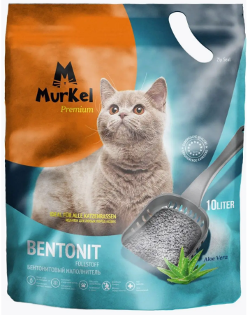 Бентонит Cat Litter 10 L Aloe vera Mur Kelly