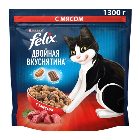 FELIX Doubly Delicious Meat 6x1.3kg RU