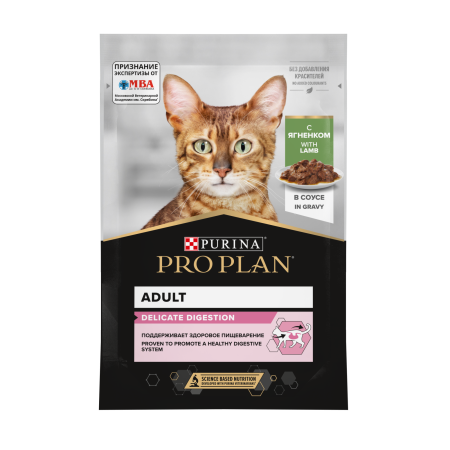 PRO PLAN Кошка ЧувствПищ Ягн Соус 26x85г